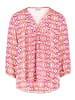 CARTOON Blusenshirt mit Muster in Pink/Apricot