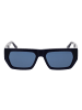 CALVIN KLEIN JEANS Unisex Sonnenbrille Rechtwinklig Blau