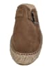 Espadrij l'orginale Pantoletten CLOQ VELOUR HIGH in braun