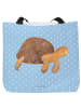 Mr. & Mrs. Panda Shopper Tasche Schildkröte MHerzieren ohne Spruch in Blau Pastell
