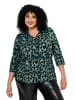 Ulla Popken Shirt in olivgrau
