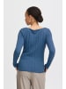 b. young Langarm-Shirt BYTHEANA Slim fit in Blue Horizon Melange