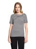 Betty Barclay Ringelshirt mit Raffung in Dark Blue/Beige