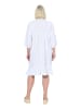 Ulla Popken Kleid in schneeweiß