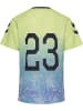 Hummel T-Shirt Hmlshimmer Kinder in SHADOW LIME/BLACK