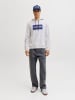 Jack & Jones Kapuzenpullover in White Melange
