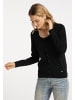 DreiMaster Damen Strickjacke in Schwarz