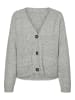 Vero Moda Strickjacke in Light Grey Melange