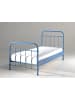 58 aufm Kessel METALLBETT Karlyn 210x111x98 aus Metall in Blau