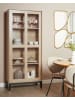 Beliani Vitrine RUMSON in Braun - (W) 80 x (H) 183 x (L) 40 cm