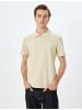 KOTON TSHIRT SS POLO in Beige