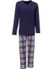 Erwin Müller Single-Jersey Schlafanzug in marine