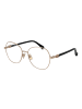 Max Mara Damen Optische Fassungen Rund Gold