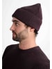 MELA Rippstrick Mütze Style KALI in dunkelbraun