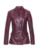 LASCANA Lederimitat-Blazer in bordeaux