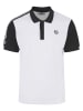 Sergio Tacchini Polo Shirt in white/black