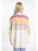 IZIA Pullover in Wollweiss Orange