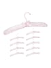 relaxdays 40x Kleiderbügel in Rosa