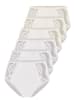 Nina von C. 6er Pack Damen Taillenslip in champagner-weiss