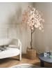 Beliani Kunstpflanze CHERRY TREE in Rosa/Braun - (W) 70 x (H) 190 x (L) 70 cm