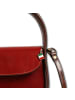 Florence Florence Handtasche Leder bordeauxrot, braun ca. 20cm