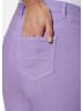 GOLDNER Schmale Stretchhose BELLA in veilchen