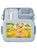 Mr. & Mrs. Panda Bento Box Quokka Happy Design ohne Spruch in Blau Pastell