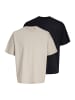 Jack & Jones T-Shirt Barron Tee in Schwarz / beige