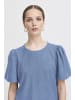 ICHI T-shirt IXREMI Regular fit in Coronet Blue w. pinst.