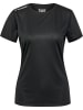 Hummel Hummel T-Shirt Hmlrun Laufen Damen in BLACK