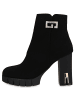 VAN HILL Klassische Stiefeletten Victoria in Schwarz PU