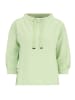 Betty Barclay Sweatshirt mit Kragen in Jade Lime