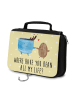 Mr. & Mrs. Panda Organizer Kaffee Bohne mit Spruch in Gelb Pastell