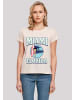 F4NT4STIC Box Tee Betty Boop Miami Florida Surf Scene in pink