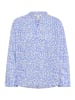 PART TWO Bluse kurzarm NatalePW Oversize fit in Amparo Blue Mini Flower