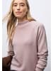 Street One Cosy Melange Shirt mit Turtle Neck in Powder Pink Mel.