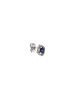 faina Women Stud Earrings in Silver Navy