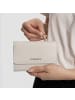 Lazarotti Bologna Leather XL Geldbörse mit Zip-Around Fach Leder 14 cm in cream