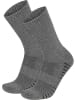 normani 4 Trekkingwandersocken mit Polstersohle und Komfortbund in Grau