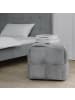 Homestyle4u Polsterhocker 46x41x46 in Grau