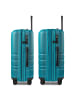 Redolz Pro ABS 4 Rollen Trolley 65 cm mit Dehnfalte petrol