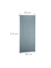 relaxdays 2x Verdunkelungsrollo in Grau - (B)90 x (H)210 cm