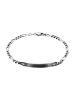 KUZZOI Armband 925 Sterling Silber in Schwarz