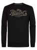 Petrol Industries Artwork Sweatshirt Brookings in Schwarz