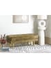Beliani Bettbank ROSEVILLE in Grün/Gold - (W) 117 x (H) 44 x (L) 40 cm