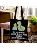 Mr. & Mrs. Panda tote bag Bibliothekarin Herz mit Spruch in Schwarz