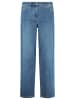 SAMOON Hose Jeans lang in Bleached Blue Denim