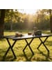 relaxdays Campingtisch in Schwarz - (B)120 x (H)44 x (T)60 cm