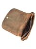 Greenburry Vintage Umhängetasche Leder 28 cm braun