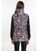 faina Damen Wattierte Weste in Mauve Zebra